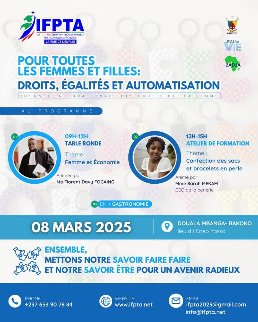 IFPTA Célébration de la Journée Internationale des Droits des Femmes !